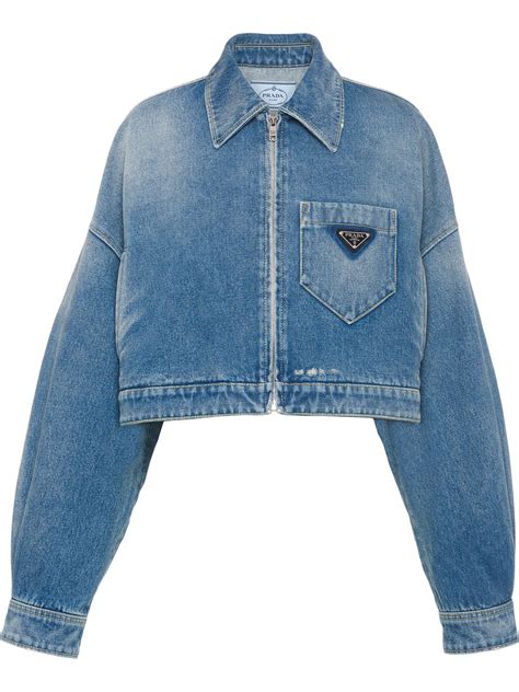 prada classic fit jeans|Prada denim jacket women.